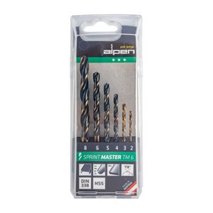 ALPEN Sprint Master Tm6 6-pcs 2 - 3 - 4 - 5 - 6 - 8mm Hss Set